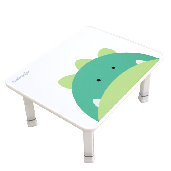 뒹굴러 블랑코 테이블 _ 공룡 높이조절 유아책상 테이블
